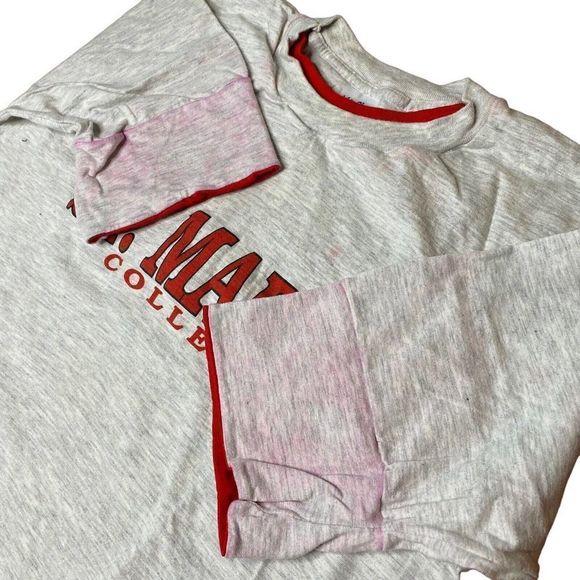 Vintage St. Mary's T Shirt Size Large Velva Sheen 70s 80s Gideon Basketball - Picture 5 of 5